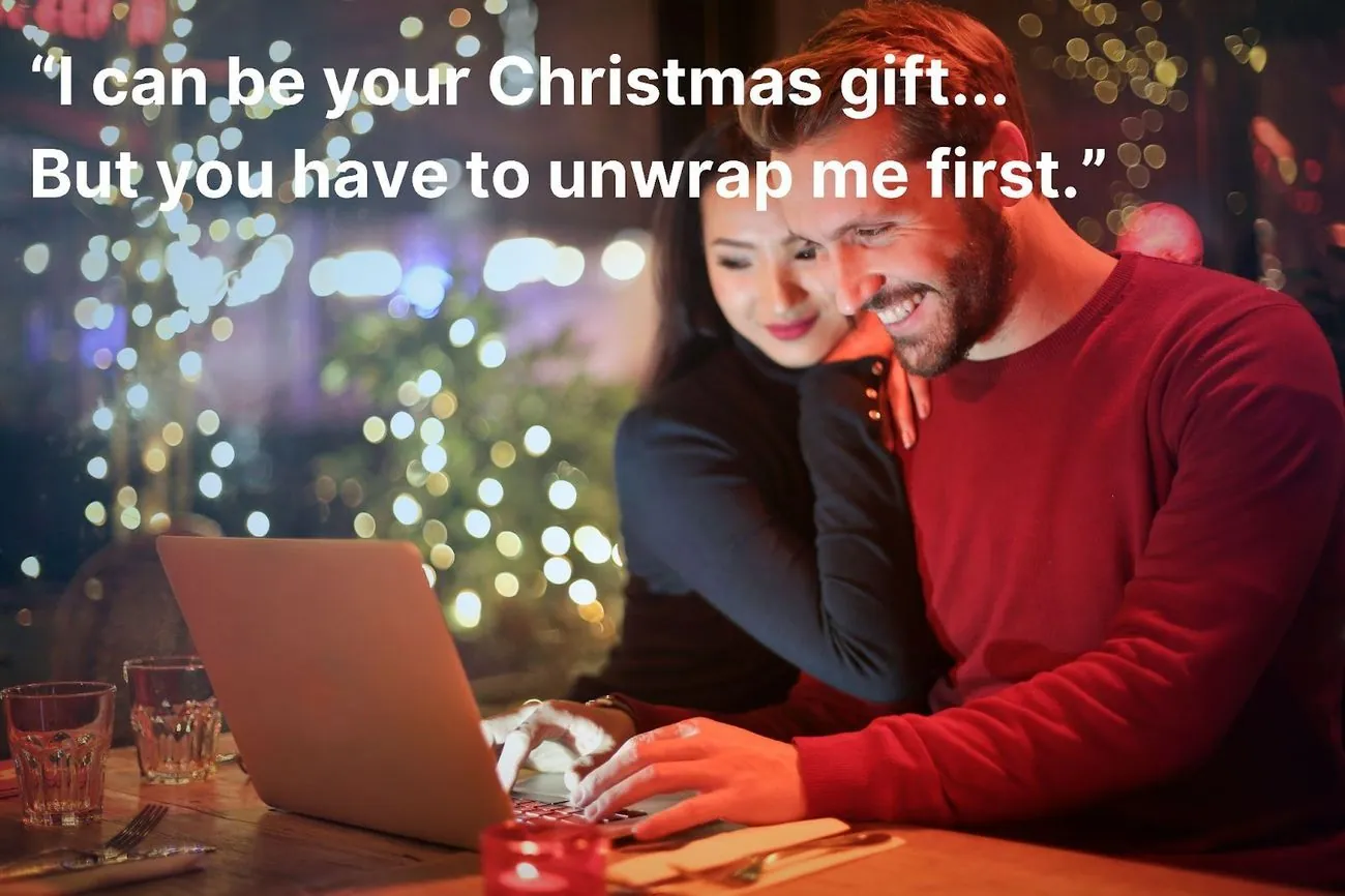 frases para ligar de Navidad que funcionan