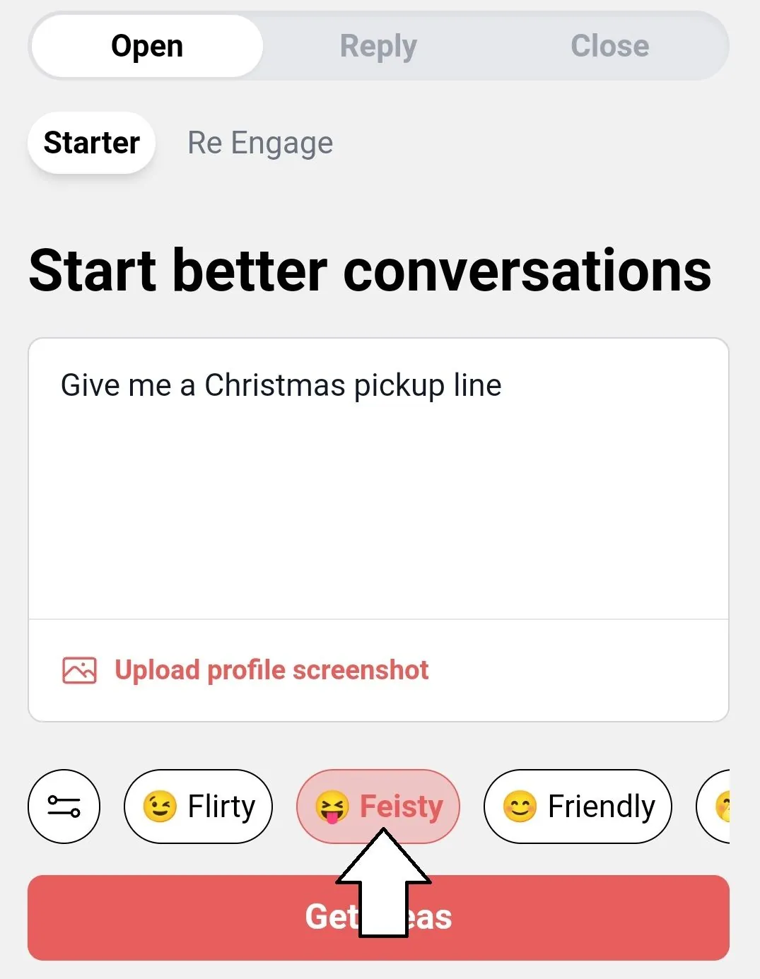 selecciona el tono de tu respuesta en el Chat Assistant de YourMove AI