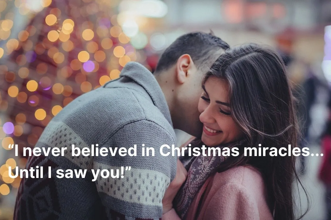 mejores frases para ligar de Navidad