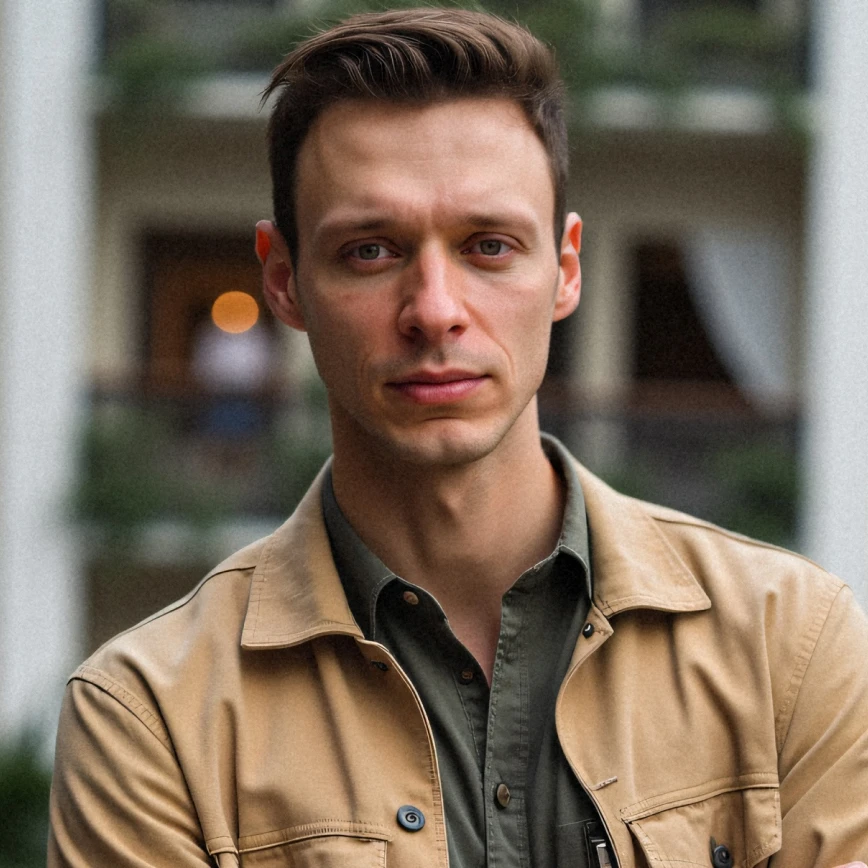 Professional-looking dating app photo, optimized for maximum appeal using YourMove AI