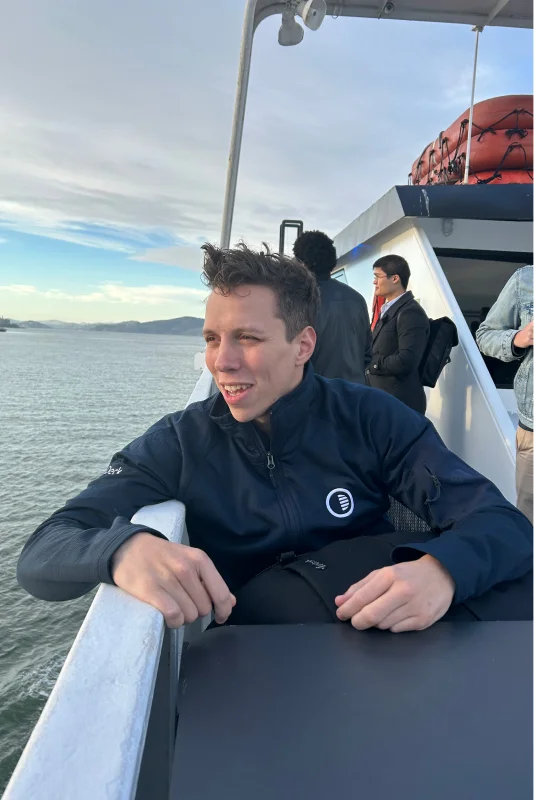 Blurred dating profile photo with poor focus and dull colors