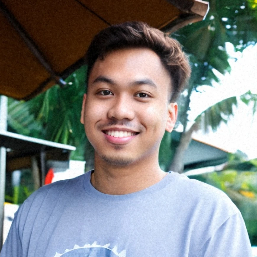 Attractive dating profile picture with natural expressions and a clean background, upgraded by YourMove AI