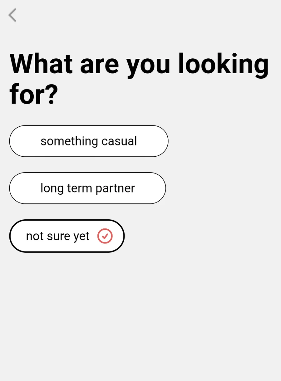 Screenshot of one of the customization questions posed by YourMove AI's Profile Writer